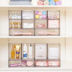 Vtopmart Clear Stackable Storage Drawers Set of 5, Plastic Organizer Bins - Image 4