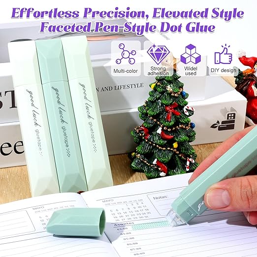 4Pcs Double Sided Tape Pens, 2025 New Multipurpose Double Sided Tape Roller - Image 2