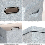 Graciadeco Large 17" 36 Quart Collapsible Stackable Storage Bins - Image 7