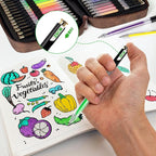 ZSCM Retractable Gel Pen For Adult Coloring, 100 Colors Large Capacity - Image 6