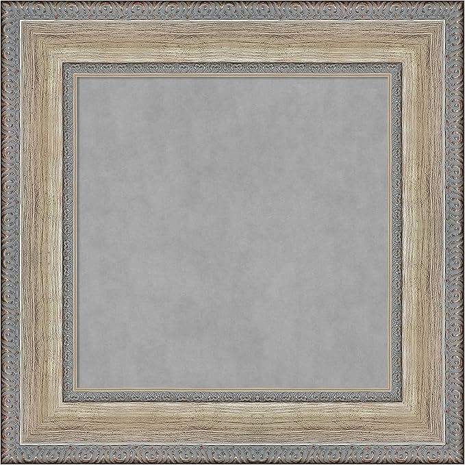 Amanti Art Silver Framed Magnetic Board 17x17 X-Small Vision Board by AmantiArt
