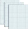 Ctosree 3 Pcs 8.5 x 11 Quadrille Pads 10 Squares Per Graph Paper Pad Back to by Ctosree