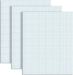 Ctosree 3 Pcs 8.5 x 11 Quadrille Pads 10 Squares Per Graph Paper Pad Back to by Ctosree