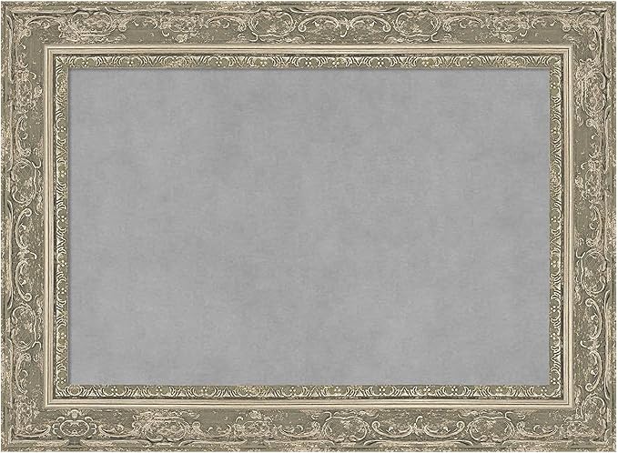 Amanti Art Silver Framed Magnetic Board 16x22 Small Vision Board by AmantiArt