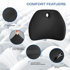 Skechers Lumbar Support Pillow for Office Chair, Memory Foam Lumbar Pillow - Image 3