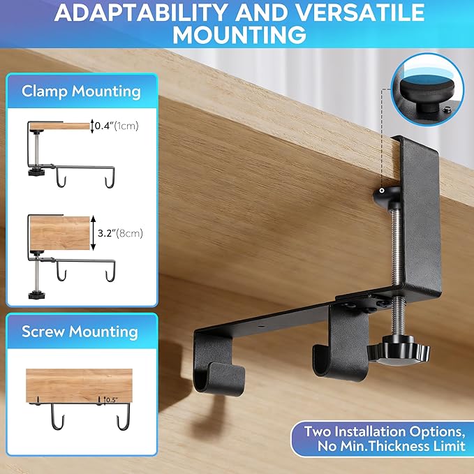 Under Desk Cable Organizer - Image 3