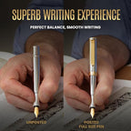 Scriveiner Silver Chrome Fountain Pen, Award Winning, Heavy Pocket Stunning - Image 6