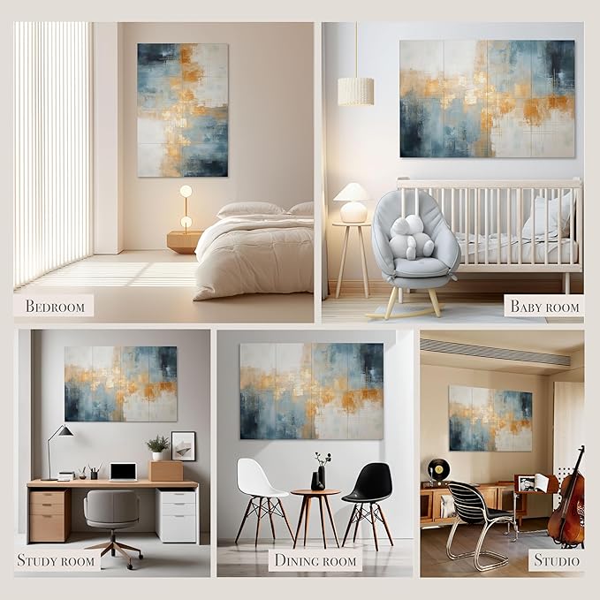 Soon Global 8-Pack Acoustical Wall Panels, 48 X 32 Inches Art Acoustic Panels - Image 5