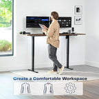 VIVO Large Electric 83 x 30 in Standing Desk, Memory Height Adjustment - Image 4