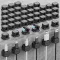 48 Pack Magnetic Cable Clip Organizer Cord Holder, Picozon Adhesive Cable by Picozon
