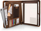 Full Grain Leather Portfolio by JinRuiKJ