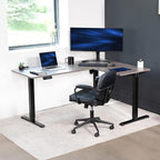 VIVO Electric Corner 63 x 47 inch L-Shaped Standing Desk, Memory Height - Image 7