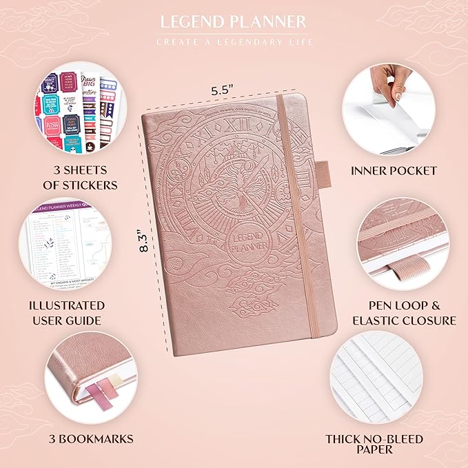Legend Planner – Weekly & Monthly Life Planner to Hit Your Goals & Live - Image 2