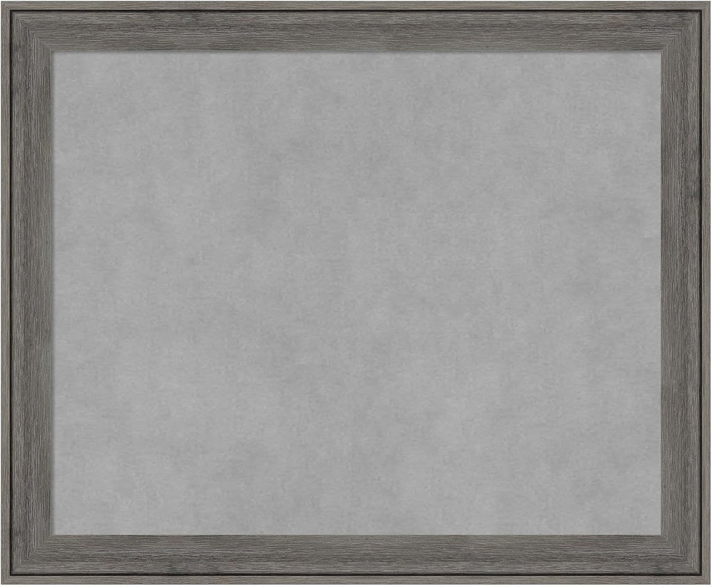 Amanti Art Grey Framed Magnetic Board 19x23 Small Vision Board