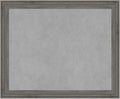 Amanti Art Grey Framed Magnetic Board 19x23 Small Vision Board by AmantiArt