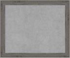 Amanti Art Grey Framed Magnetic Board 19x23 Small Vision Board by AmantiArt