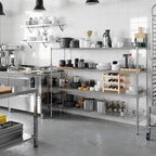 Regal Altair 18" Deep x 72" Wide x 54" Height Wire Shelving Kit | 4-Tier | NSF - Image 5