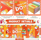 24 Pcs Privacy Boards for Student Desks Bright Colored Classroom Desk Divider - Image 6