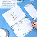 Weekly Planner Notepad Tear Off Set of 2 Weekly Calendar Pad 52 Undated To Do - Image 7