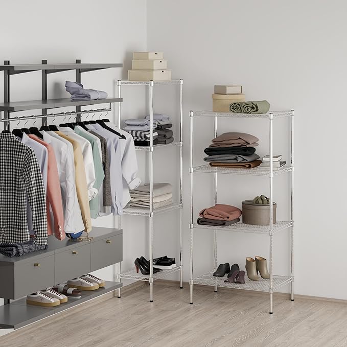 Regal Altair 21" Deep x 30" Wide x 64" Height Wire Shelving Kit | 4-Tier | NSF - Image 7