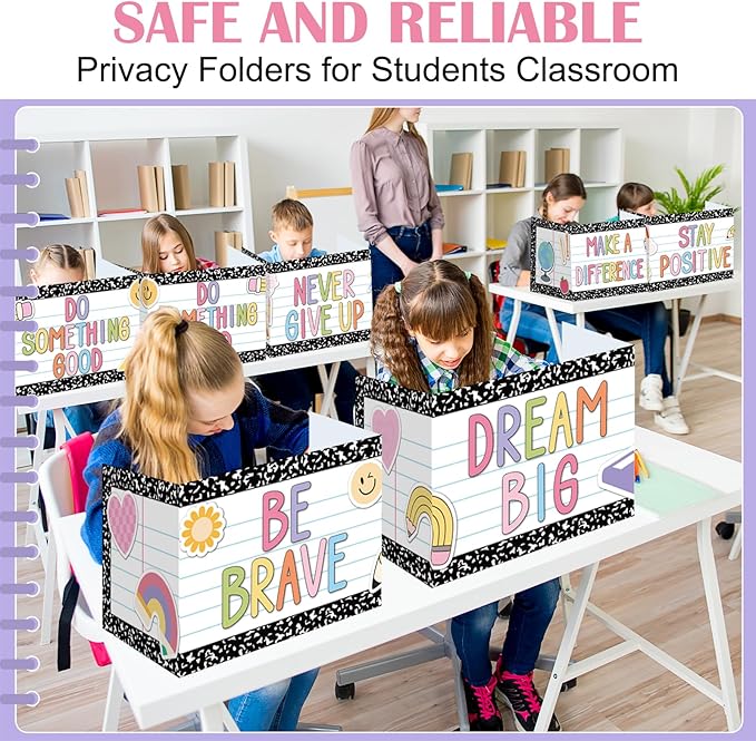 Honoson 24 Pcs Bulk Inspirational Privacy Folders - Image 5