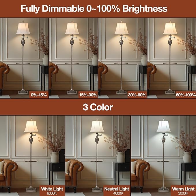 Traditional LED Floor Lamp - Image 5