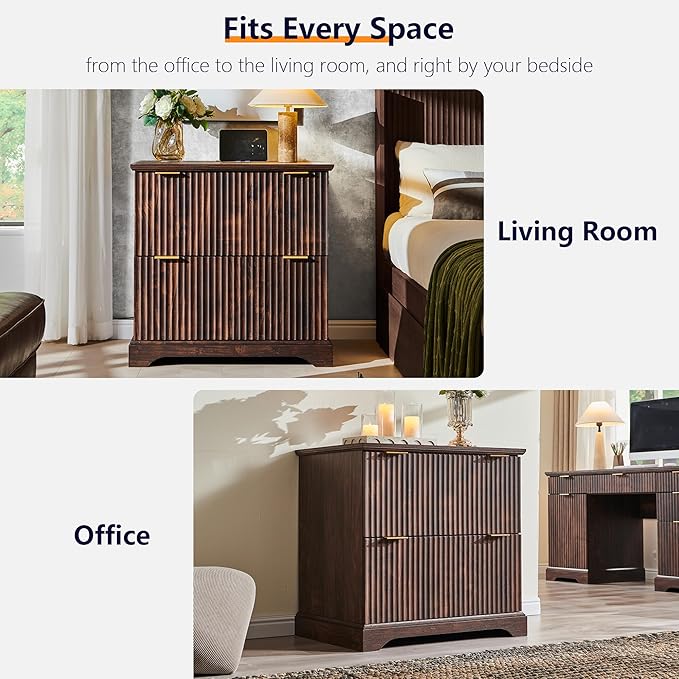 JXQTLINGMU 2 Drawer File Cabinet - Image 6