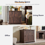 JXQTLINGMU 2 Drawer File Cabinet - Image 6