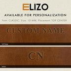 ELIZO Personalized Custom Desk Pad Set Real Leather Desk Mat Mouse Pad Unique - Image 8