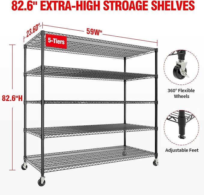 MilleLoom 82" H Storage Shelves - Image 2