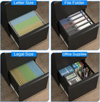 HOMOFFICE 2 Drawer File Cabinet - Image 5