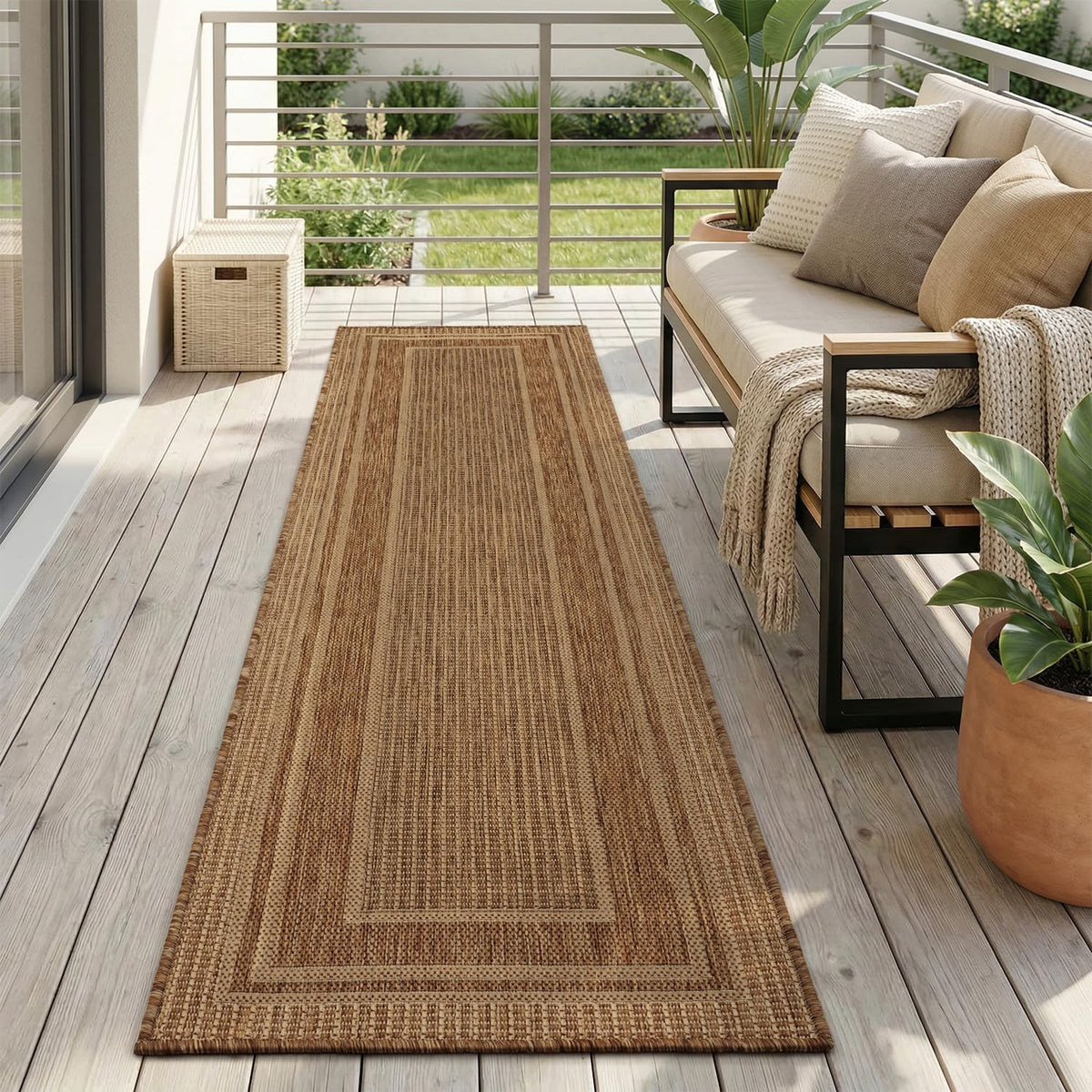 montvoo-2x6 ft indoor outdoor runner rugs for entryway, main product view
