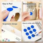 PARLAIM 3/4 Inch Round Permanent Adhesive Color-Code Dot Stickers, 10000 - Image 3