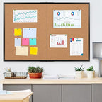 Board2by Extra Large Cork Bulletin Board 60" X 48", Foldable Notice Pin Board - Image 8