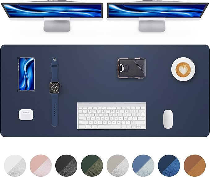 PU Leather Desk Mat Protector by AFIING