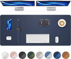 PU Leather Desk Mat Protector by AFIING