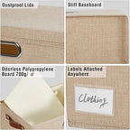 Roobyl 17" Large Collapsible Storage Bins - Image 5