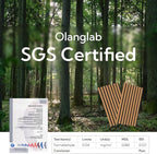 Olanglab Wood Slat Wall Panels 4 Pack, Wooden Acoustic Wall Panels, 94.5"x12.6" - Image 5