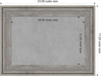 Amanti Art Grey Framed Magnetic Board 17x23 Small Vision Board - Image 3