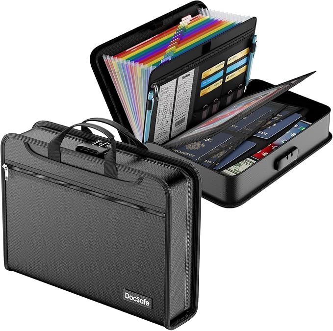 DocSafe Accordion File Organizer Bag by DocSafe