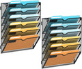 SUPEASY Wall File Organizer Mesh Office Mail Holder, Hanging Wall Organizer by SUPEASY