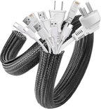 AGPTEK Cable Sleeve Cover, Home Office Wire Management Computer TV Wire Loom by AGPTEK