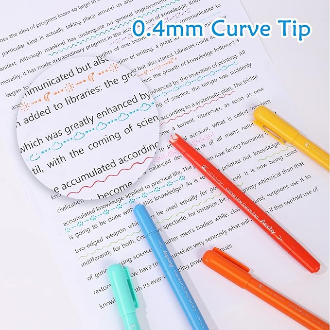 AECHY 12Pcs Dual Tip Markers Pens - Image 3