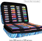 YOUSHARES Big Capacity Colored Pencil Case - Image 2