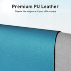 Aothia Leather Desk Pad Protector, Mouse Pad, Office Desk Mat, Non-Slip PU - Image 2