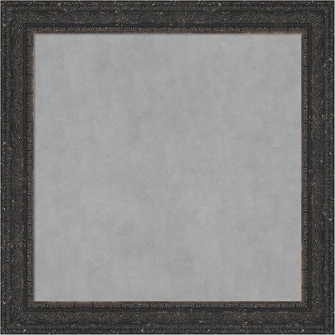 Amanti Art Black Framed Magnetic Board 29x29 Medium Vision Board by AmantiArt