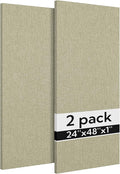 Olanglab Acoustic Panels 2 Pack, Fabric Wrapped Sound Proof Foam Panels by Olanglab