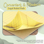 Emraw Jr. Legal pad, Small Note Pads Legal Ruled Writing Pad. Perforated Edge. - Image 6