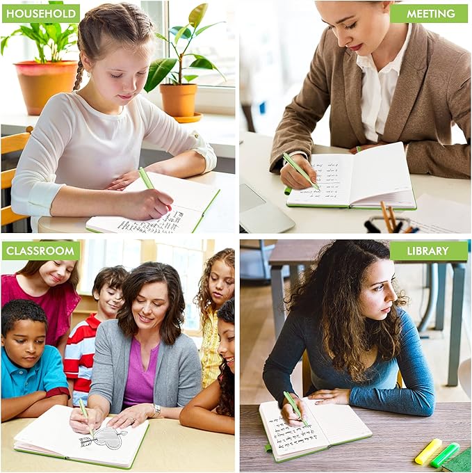 feela 12 Pack Notebooks Journals Bulk, Hardcover Notebook Classic Ruled Lined - Image 7