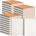 miikoul 150 Packs A5 Spiral Notebooks, 60 Sheets/120 Pages, Hardcover Lined by Welcometomiikoul